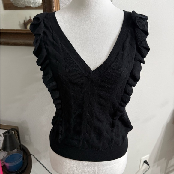 PAIGE Tops - PAIGE Black Knit Top